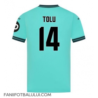 Wolves Tolu Arokodare #14 Tricou Fotbal Replică 2025-26 Barbati Deplasare